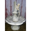 Image 1 : Beautiful Art Deco Garden Fountain / Bird Bath 28x44 Pumps Included Tested