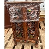 Image 2 : Beautiful Wooden Carving Drawer, Doors Open  - 19W, 13D, 32T
