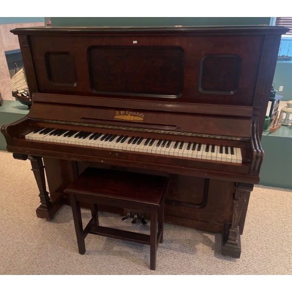 DW Karn & Co. Upright Bar Piano 61L x 16D x 53T