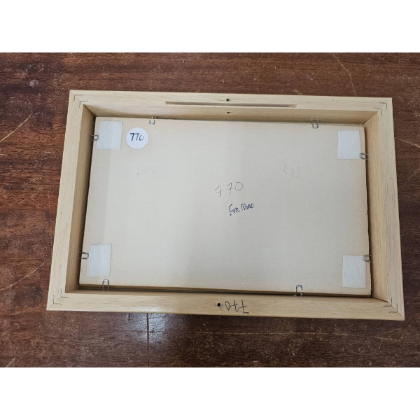 Framed Vintage Ice Skating Scene Prints