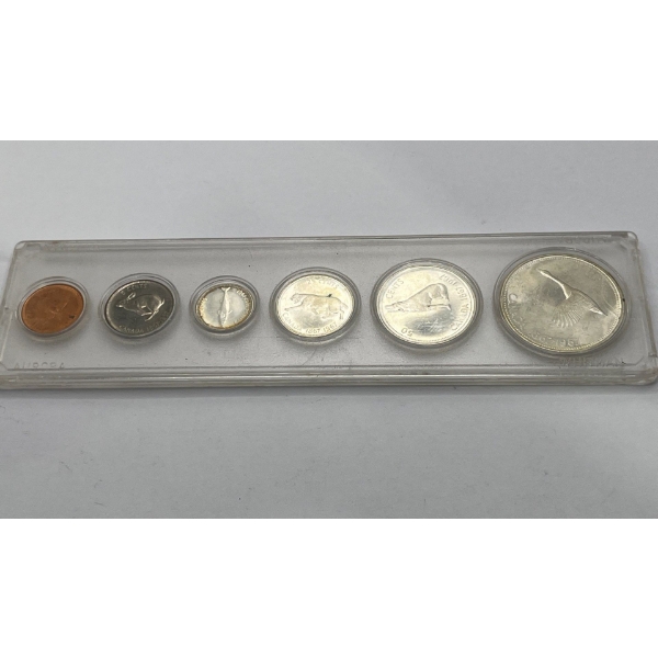 1967 Canadian Coin Set 43g 80% Silver