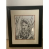 Image 1 : Art Print - Grey Scale Sketch Artist Unknown 26x31
