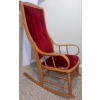 Image 3 : 18th Century Oak Upholstered Nursing Rocker - 22x45