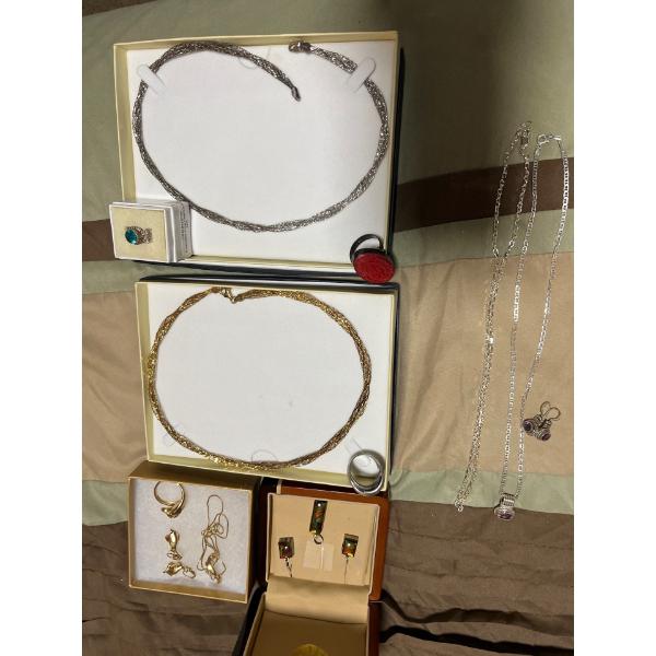 Collection of 925 Silver Jewellery Everything is Marked

