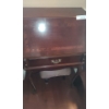 Image 2 : Wood Secretary Desk 22 1/2 w 40 1/2 h & Includes Wood Bed Steps & Small Upholstered Bench