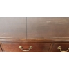 Image 2 : Drexel Cabinet w/ Top Drawer 38 W, 18 D, 34 T- Closed Top Dimensions- Top Expands