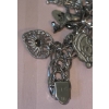 Image 3 : BIRKS Silver Charm Bracelet w/ A Lifetime Of Charms 