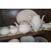 Image 3 : Aynsley "Golden Crocus" Bone China Dinnerware Including: 9 T Coffee/ Tea Urn, Avon by Wood Platter 