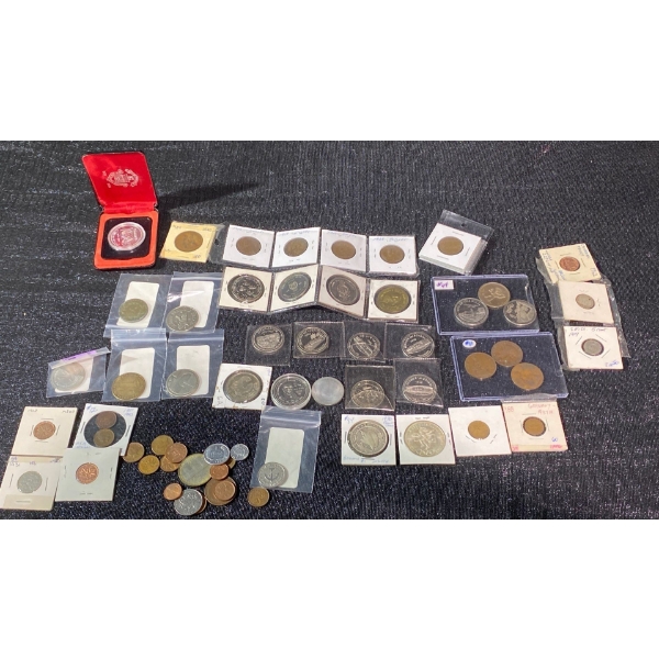 Collection of Various Coins and Medals