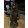Image 2 : Grizzly Bear Sculpture on his hide legs 36” height