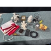 Image 1 : Laser Distance Measurer, Leatherman Knife, Damaged Swarovski Crystal