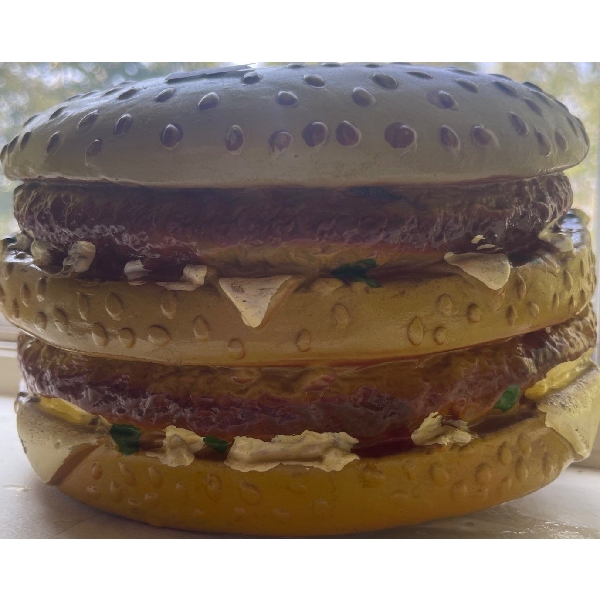McDonalds Plastic Big Mac Piggy Bank 