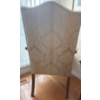 Image 3 : Queen Anne Style Vintage Upholstered Arm Chair 27x32x33
