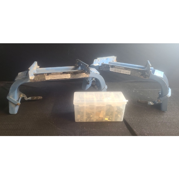Black & Decker Workhorse Adjustable Platform Brackets 12 W, 21 D, 9 T as Photographed