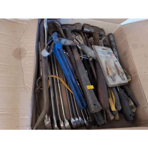 Box Full Set of Wrenches and Tools for Big Rig 