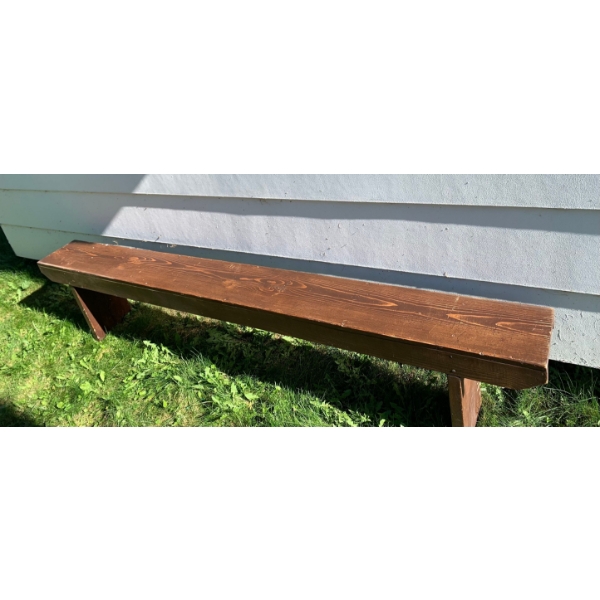 Hand Crafted Piece of History From Cholak Store. 96"L 9"W 18"T