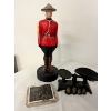 Image 1 :  Big Vindustries LTD big Valley wooden RCMP Mini scale and vintage cigarette holder with hunting dog