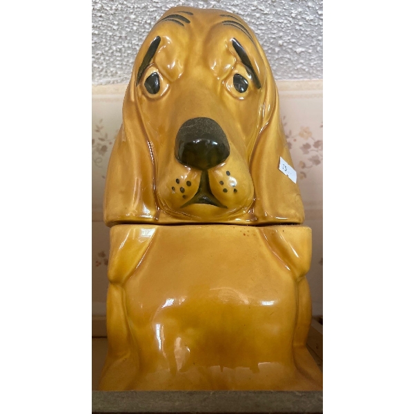 Sad Dog Cookie Jar