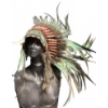 Image 2 : Native American Style Feather Headdress with Beaded Headband