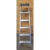Image 2 : 6 Foot Tall Aluminum A - Frame Ladder w/ Painter's Tray - Light Weight In Excellent Condition