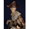 Image 6 : LLADRO 'Harlequin' Playing a Lute; Signed By: Antonio Ramos & P. Perez, No. 82 -  26W, 8D, 12T