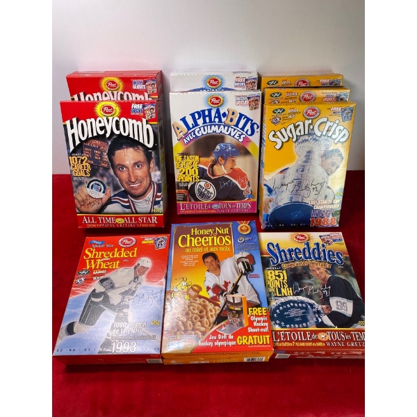 Wayne Gretzky Cereal Boxes