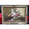 Image 1 : M.H.Huong Original Oil Bouquet 35.5Wx23H