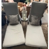 Image 1 : Set Of Outdoor Wicker Loungers w/Adjustable Back Rest For Reclining-Poolside, Deck & Lounging( X2)
