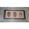 Image 4 : Shadow Box Framed Masks Largest Frame 16 X 20