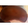 Image 6 : Vintage Regency Style Mahogany Kidney Shaped Mini Bar w/ Removable Tray 29x15x30