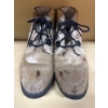 Image 1 : Seal skin Lace-Up Boots with Rubber Soles