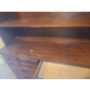 Image 4 : Wooden Desk w Attached Bookcase 49 w 68 h
