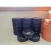 Image 3 : Black and Orange Foam Hockey Pucks