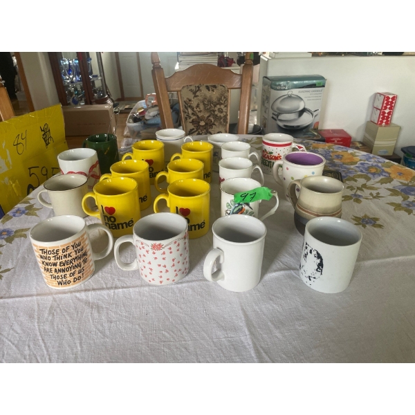 Assorted Mugs and Cups