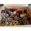Image 1 : box for of red coloured crystal stemware