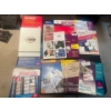 Image 2 : Large Collection of Printing Supplies, Business Cards, Transparency Film, Linen Paper, Full Sheet la