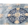 Image 3 : 12ft x 9ft Large Area Rug in Baby Blues, Navy and Cream. Some Minor Defects