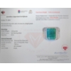 Image 3 : 7.0 ct Certified Sterling Silver Emerald Gemstone Ring 8.30 Grams ($10,470 Appraisal)