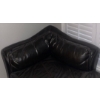 Image 4 : Genuine Leather Chaise Lounger Sofa 75x28x24