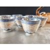 Image 4 : Gorgeous Glass Swan Bowl and Collectable Vintage Chinese Porcelain Cups