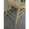 Image 7 : Yellow Wooden Chair, Green Wooden Child's Chair, Grapevine Wreath, Blue Ceramic Vase