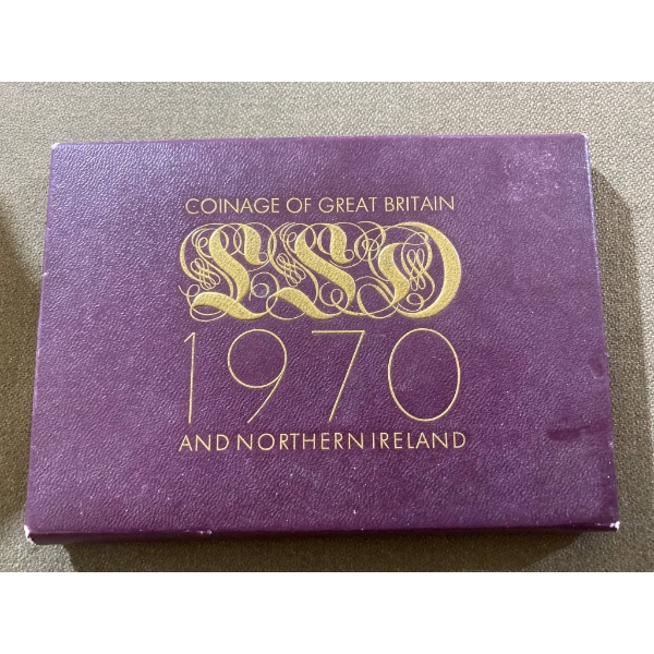 1970 United Kingdom and Northern Ireland Coinage Set by the Royal Mint