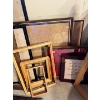 Image 3 :  Assortment of big and small, square,rectangle and even triangular frames & mirrors. 