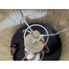 Image 7 : A Pair of Mid Century Stacked Sphere Table Lamps with String Shades- Tested