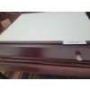 Image 2 : Rectangular Wooden Writing Desk with Single Drawer, Missing one handle