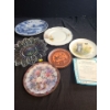 Image 1 : Assorted Plates Including: Vintage Opal Finish Serving Plate 11" Diameter 