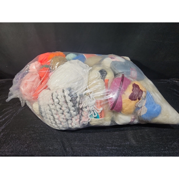 Large Bag Filled with Vintage Yarns for Crafting/Knitting/Crochet - Assorted Colors #1