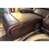 Image 8 : Gorgeous Genuine Leather Modular L Shaped Sofa w/ Power Recliner  109x47x36