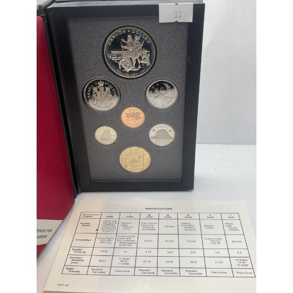 1990 Canada Specimen Double dollar set