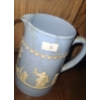 Image 8 : Blue and White Collectibles: Wedgewood Jars and Gibson's: Teapot, Jar, and Pitcher